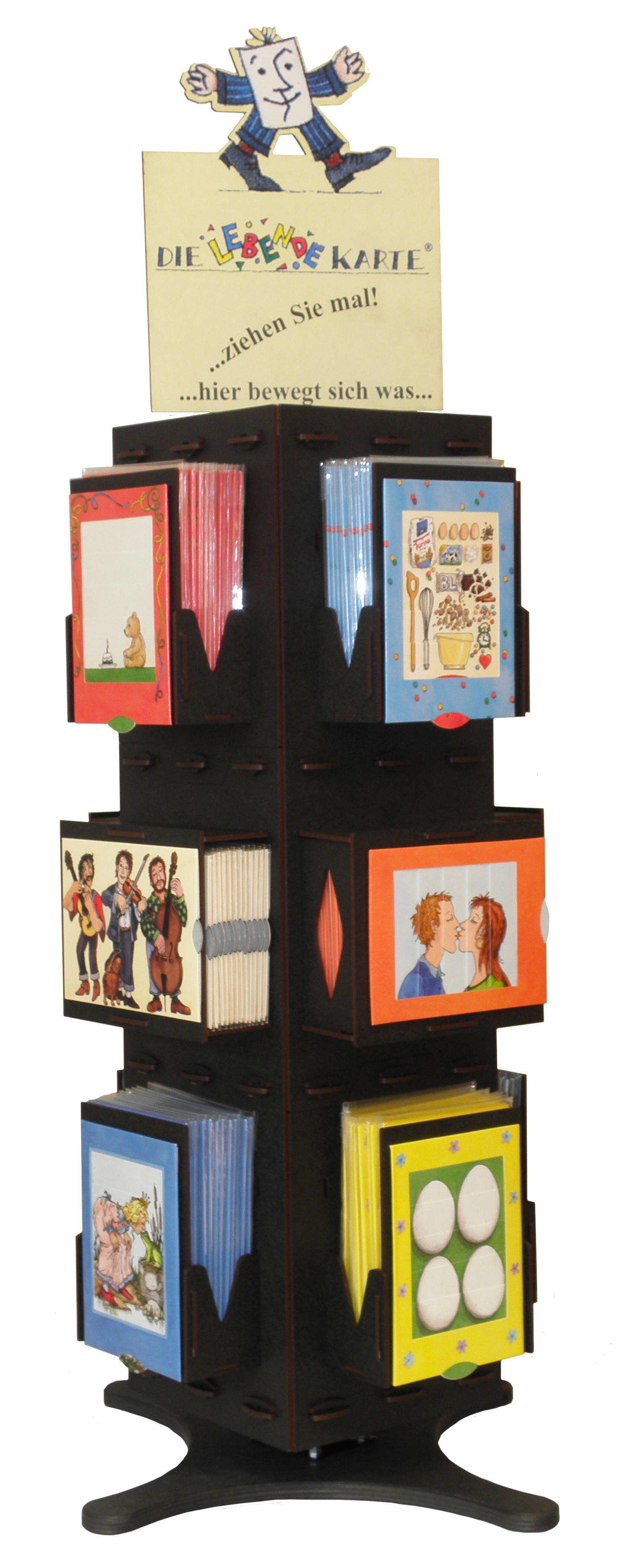 Affichage rotatif pour 12 images