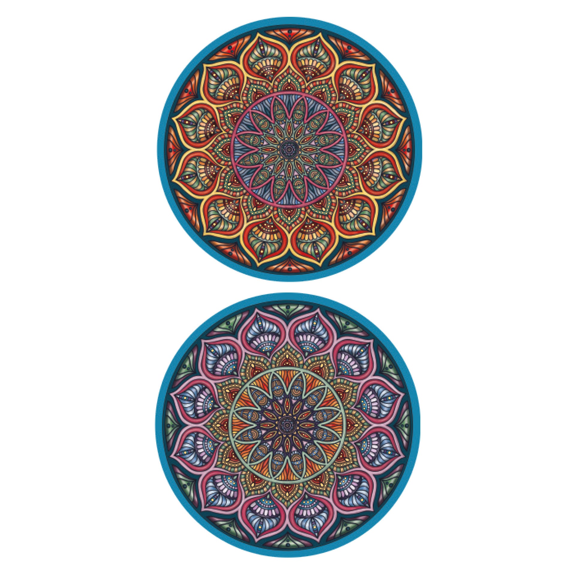 Holzpuzzle Double "Flame" inkl. Puzzlerahmen