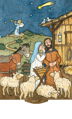 Lebende Karte "Mädchen"