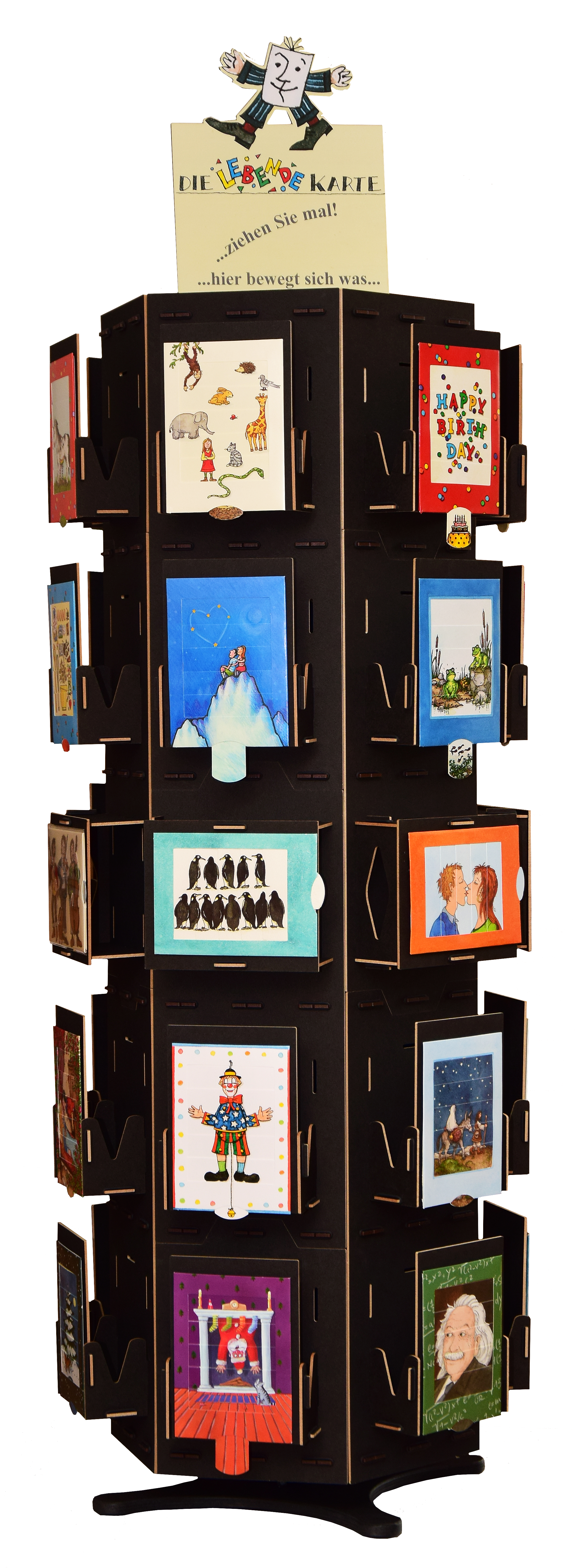 Drehdisplay für 30 Motive