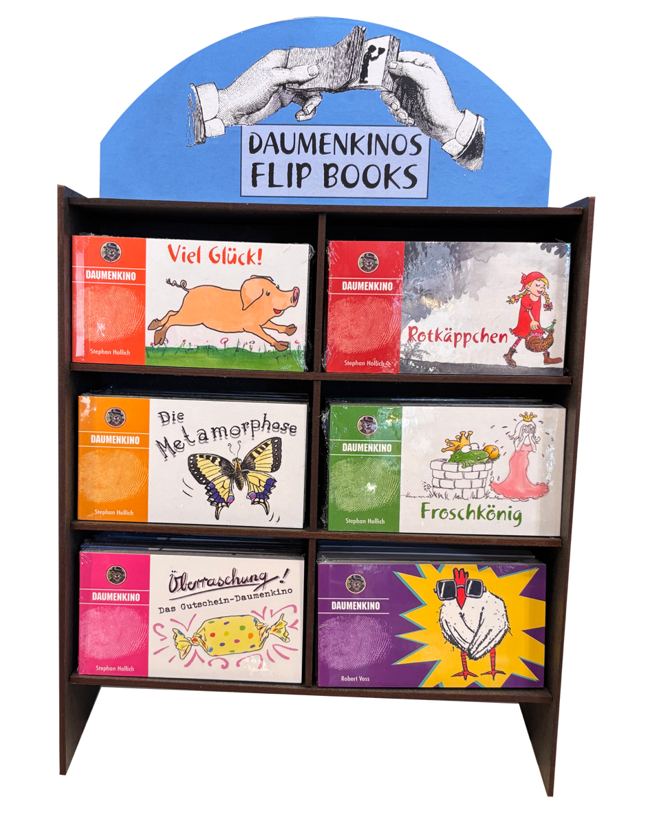 Daumenkino Display für 6 Motiven