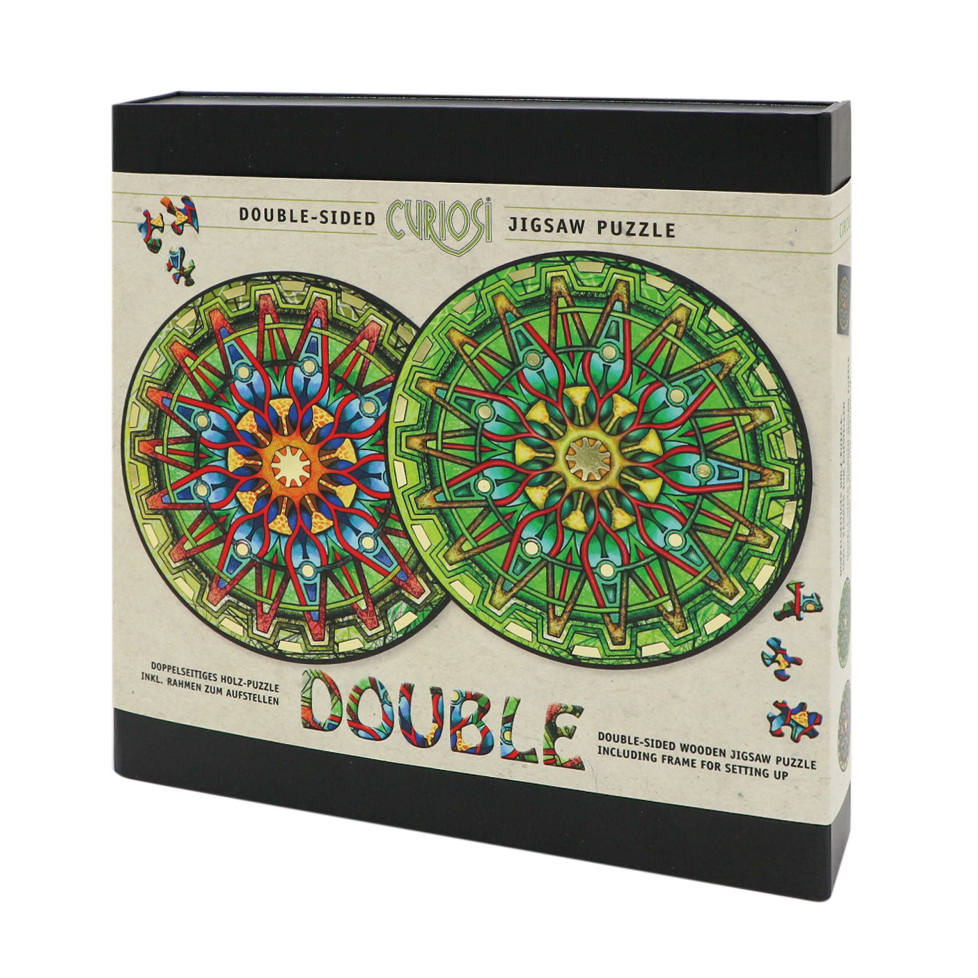 Holzpuzzle Double "Circus" inkl. Puzzlerahmen