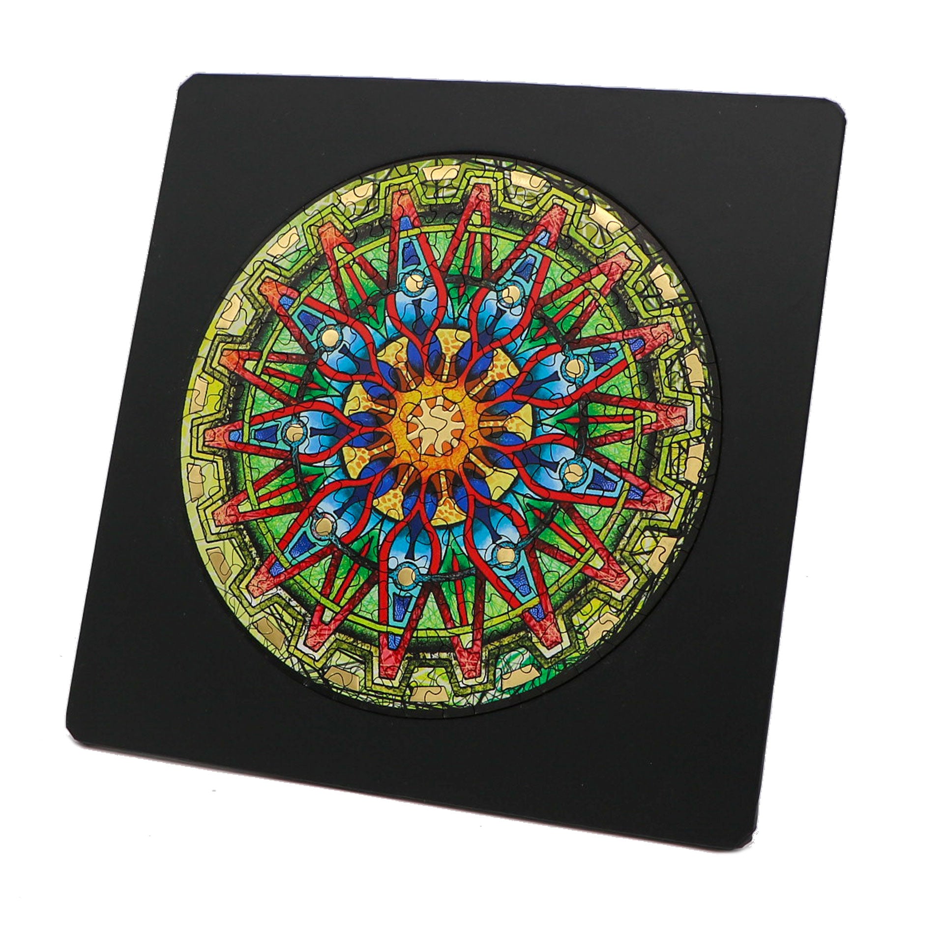 Holzpuzzle Double "Circus" inkl. Puzzlerahmen