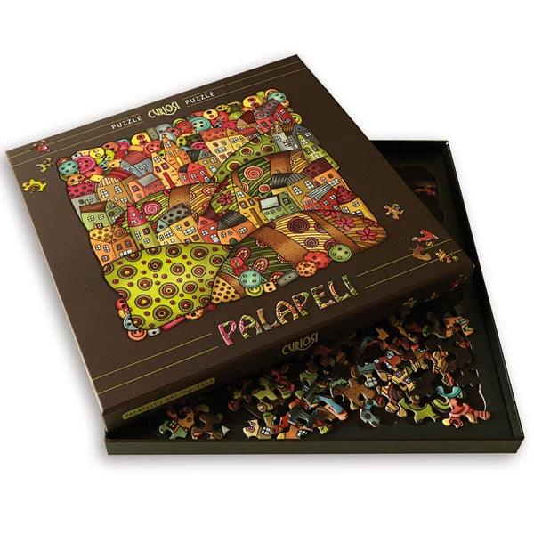 Puzzle Palapeli "Bergdorf"
