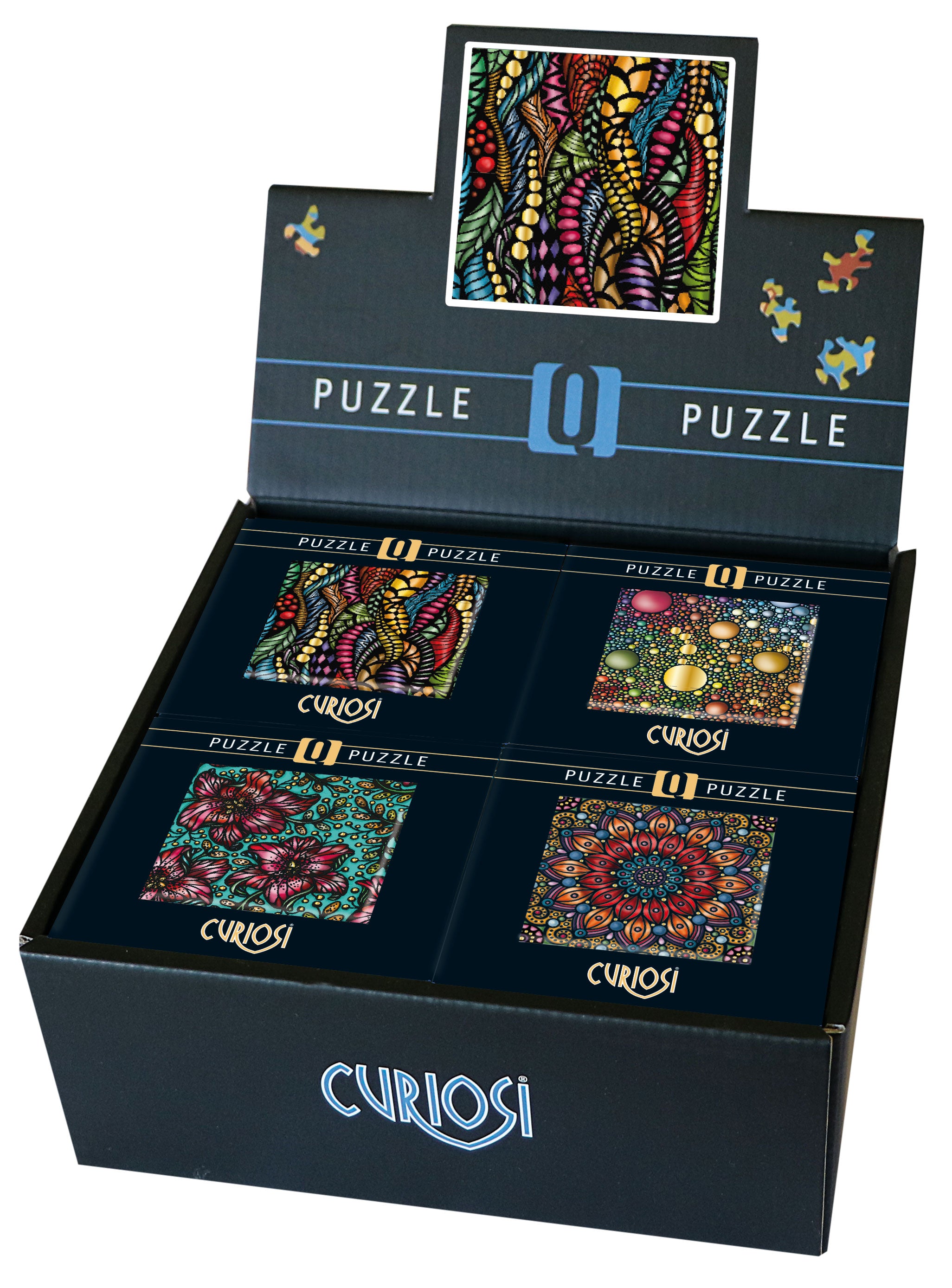 gefülltes Display Q-Gold