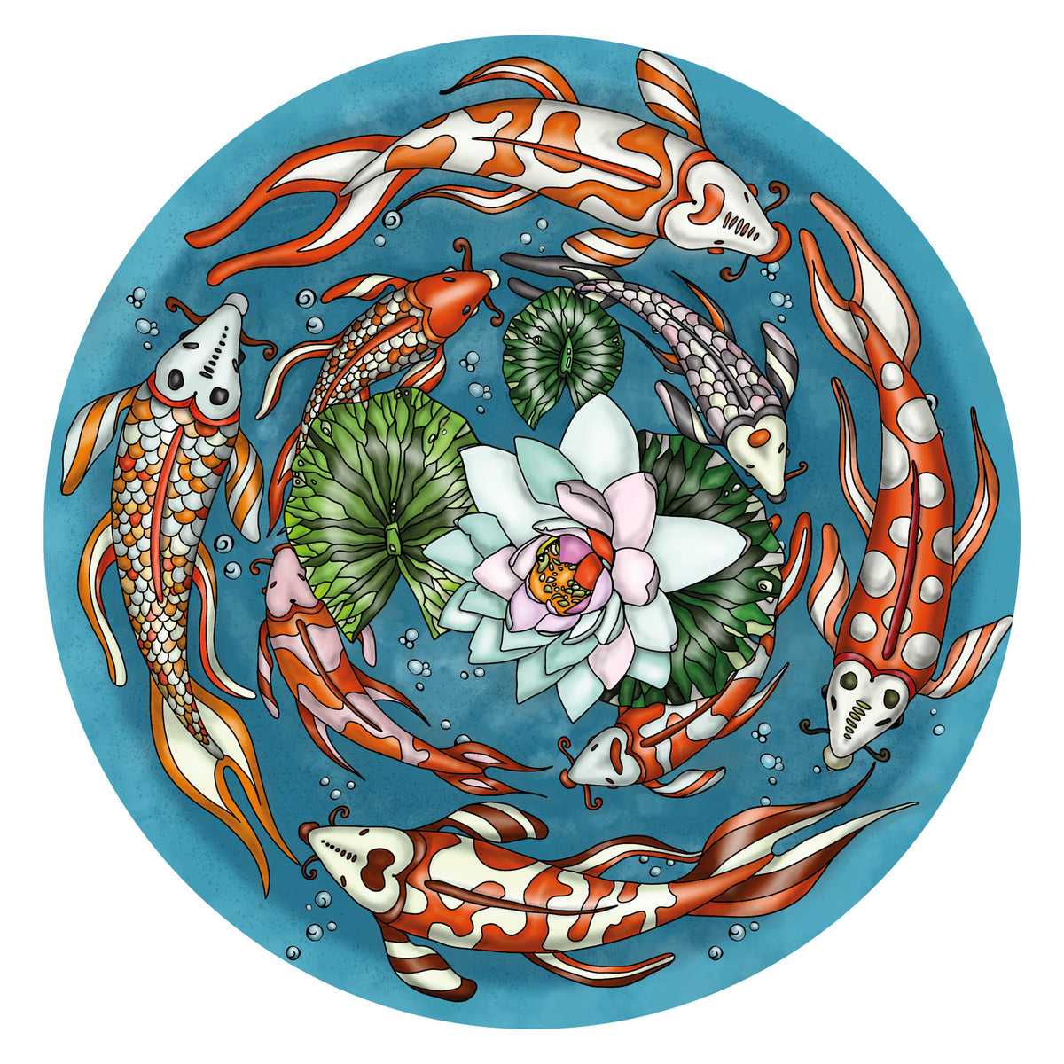 Double "Koi" Wooden Puzzle