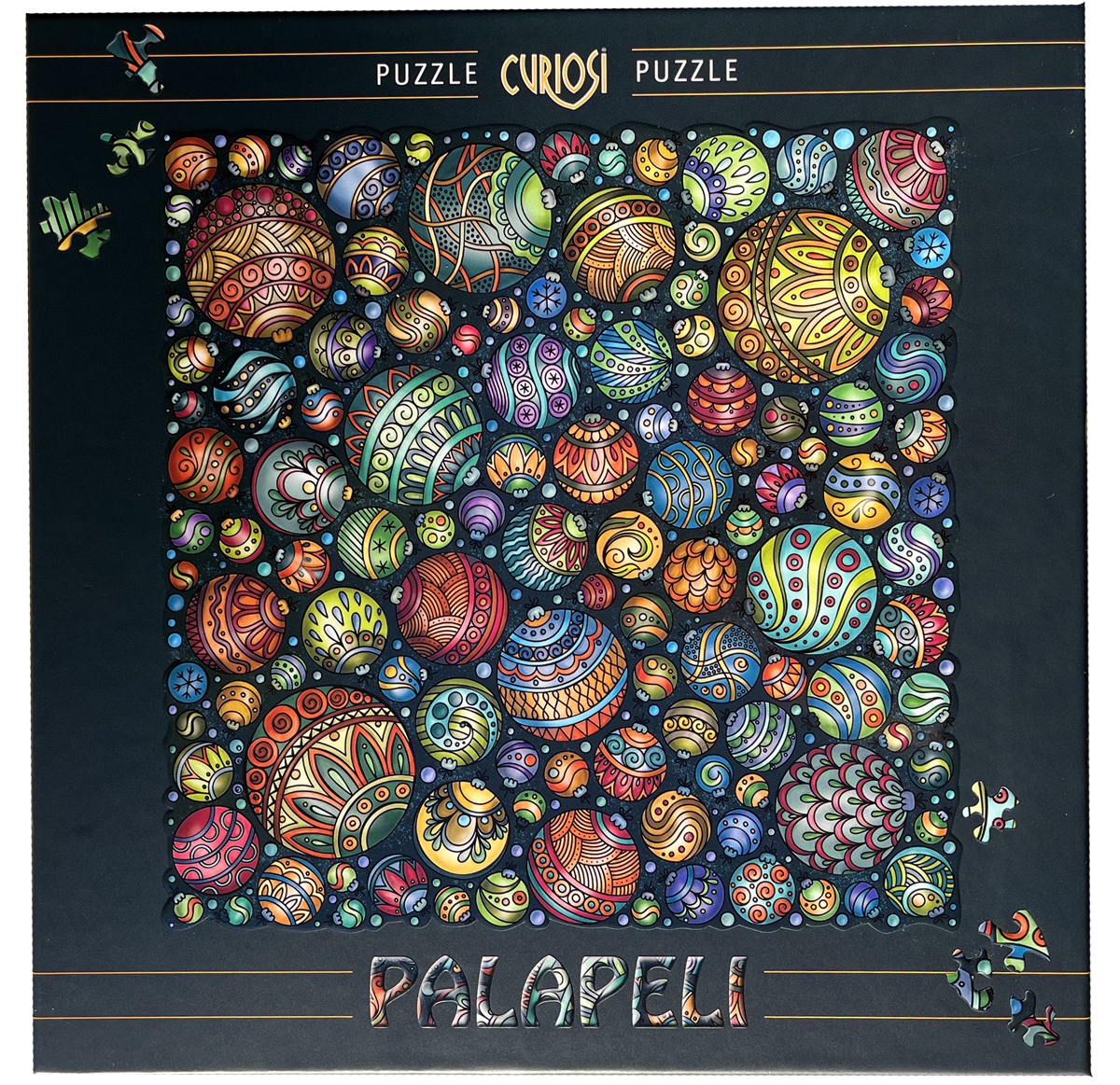 Puzzle Palapeli "Kugelbunt"