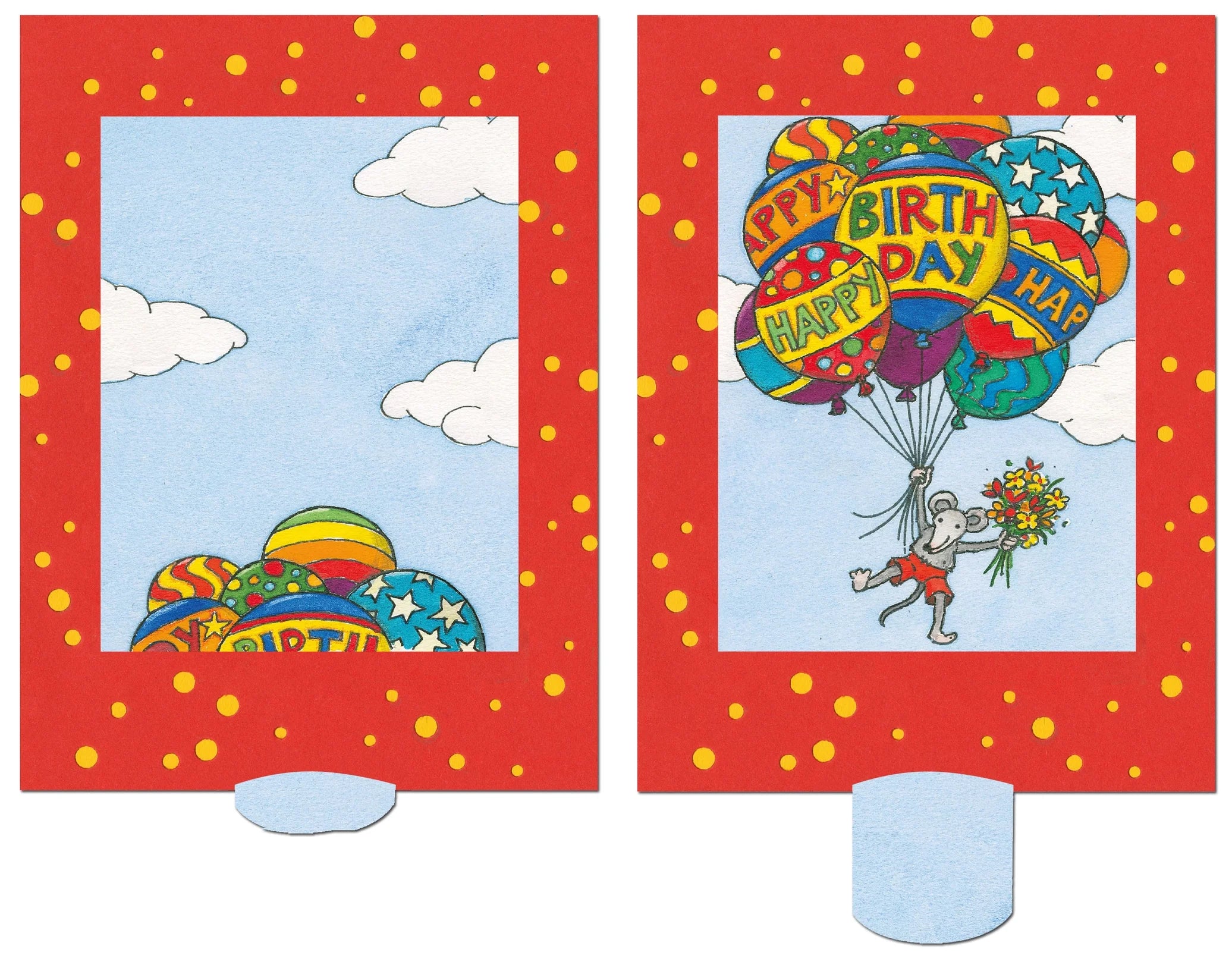 Lebende Karte "Luftballon"