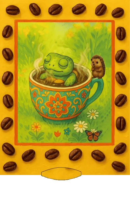 Lebende Karte "Kaffee"