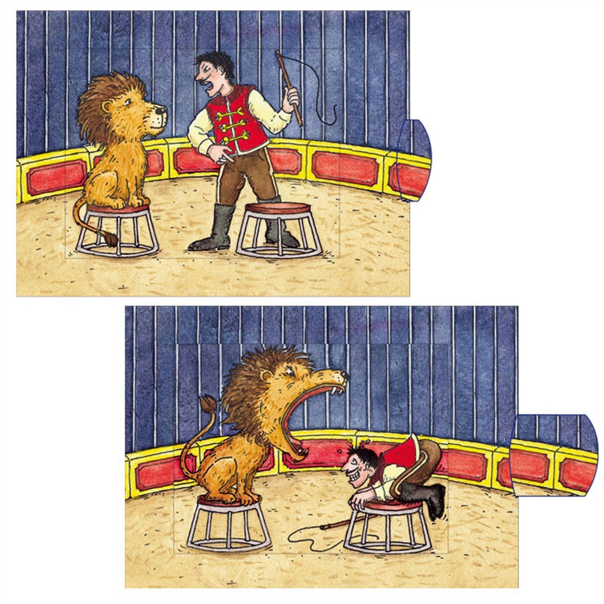 Lebende Karte "Zirkus"