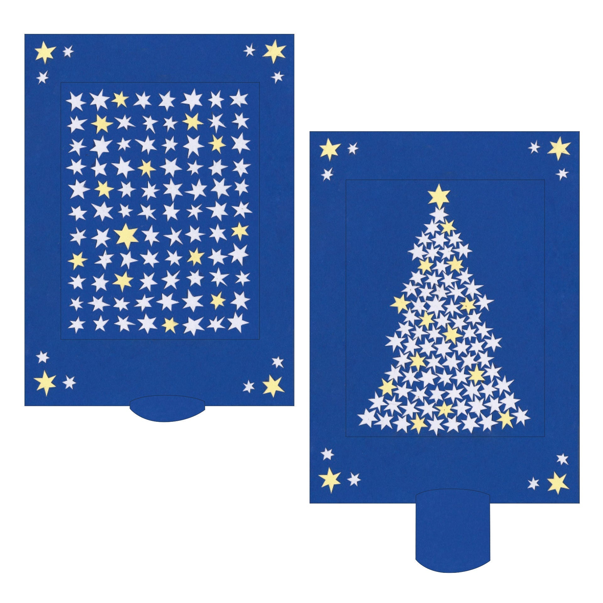 Lebende Karte "Sternenbaum"