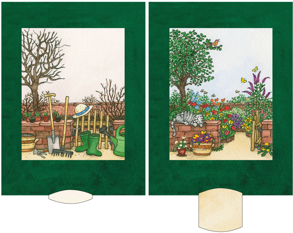 Lebende Karte "Garten"