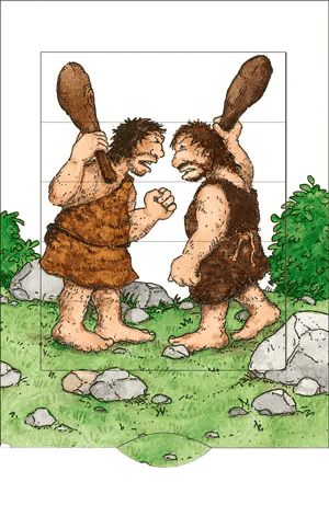 Lebende Karte "Steinzeit"